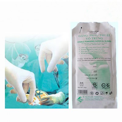 CN-Găng tay phẫu thuật tiệt trùng Size 10